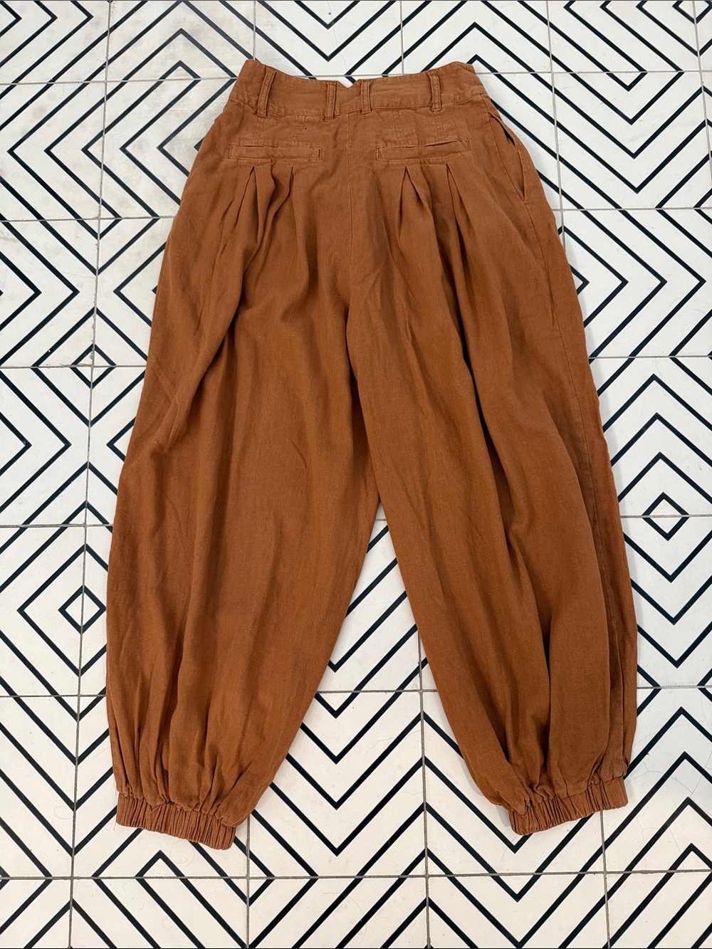 Baloon Burnt Sienna Pants - Picture 2 of 3